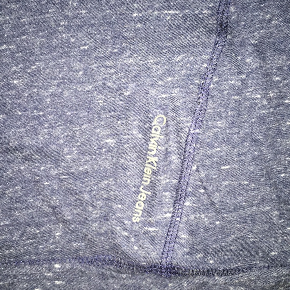 Men’s Calvin Klein Jeans T-Shirt Blue Large - Picture 3 of 3